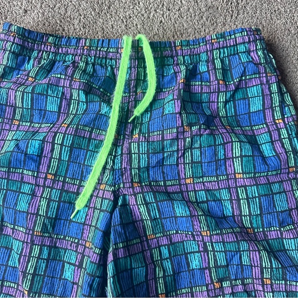 VTG Catalina Vibrant Plaid Swim Trunks - Picture 3 of 6